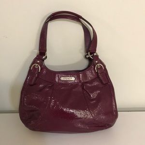 Coach Patent Leather SOHO Purple Bag